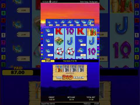 Fishin frenzy the big catch £1 stake