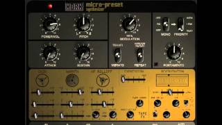 Video thumbnail for Kork M500 Micro Preset from Tronsonic - Tape effect presets by tronsonics