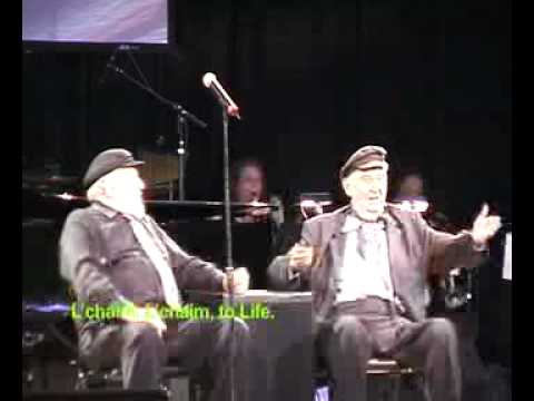 Theo Bikel and Fyvush Finkel - The National Yiddish Theatre - Folksbiene's Annual Gala 2008