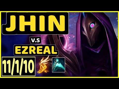 JAVAAA (JHIN) vs EZREAL - 11/1/10 KDA BOTTOM ADC CHALLENGER GAMEPLAY - EUW