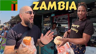 $100 Sandwich In The Craziest Market In Lusaka, Zambia 🇿🇲 (difficult place to film)