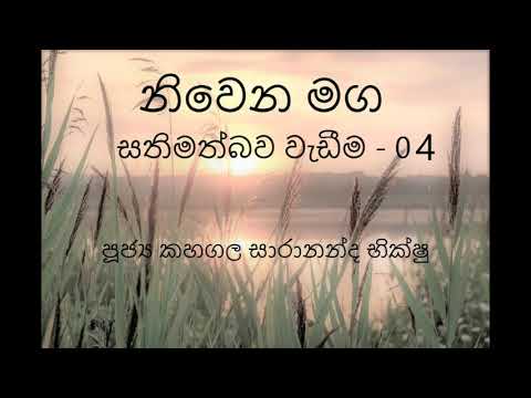 04. Satipatthana - Kayanupassana - Practicing Mindfulness iv   17-06-2020