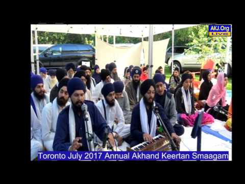 004 Toronto July 2017 - Sunday AM - Bhai Simratpal Singh Jee Ludhiana