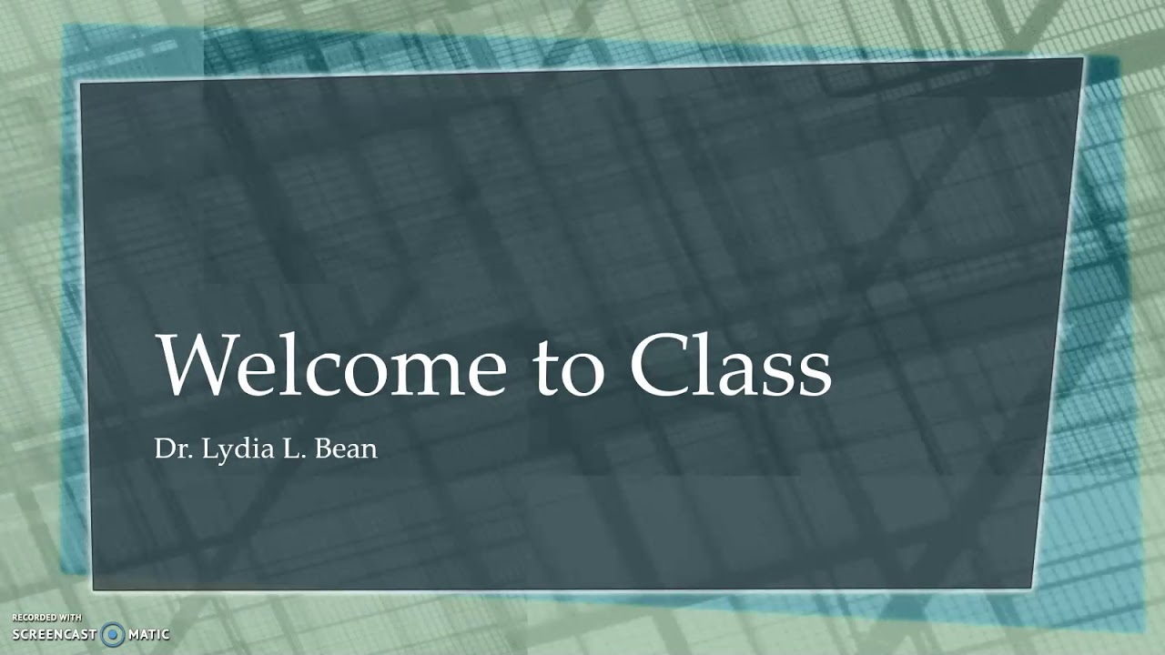 Welcome to Class: Learning Framework