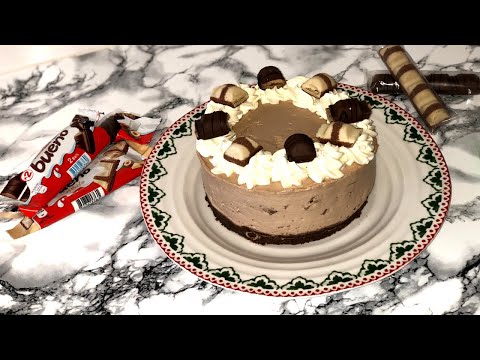Kinder Bueno No-Bake Cheesecake