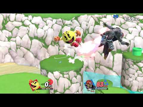 Smash Bros Ultimate Online: Pac-Man vs Ganondorf Round 1