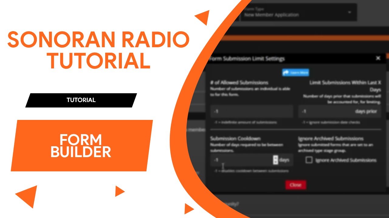 Sonoran CMS Tutorial 5: Form Builder