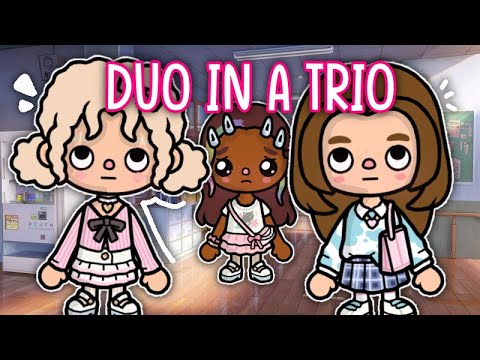 DUO im TRIO 💔🏫 || *MIT STIMME* 🎙️|| Toca Boca TikTok-Rollenspiel 🩵🌈