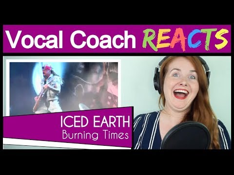 Vocal Coach reacts to Iced Earth Burning Times Live