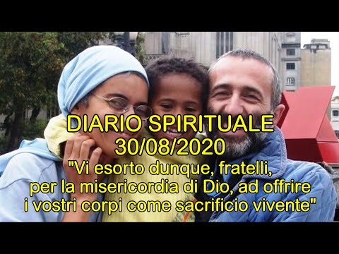 DIARIO SPIRITUALE MB - 30/08/2020 - Rm 12,1-2