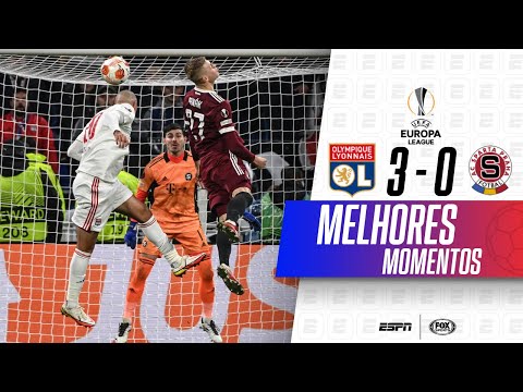 LYON DE PAQUETÁ ATROPELA SPARTA PRAGA E SE CLASSIFICA NA EUROPA LEAGUE | MELHORES MOMENTOS