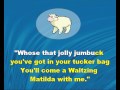 WALTZING MATILDA - Illustrated Karaoke of an ...