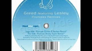 Greed Featuring Lesley ‎-- Promises (D-Nox & Beckers Remix)