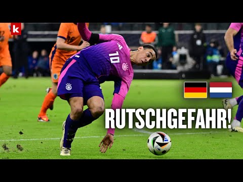 Musiala lacht über Ausrutscher! "Schwer, irgendwas zu machen" | Deutschland - Niederlande 2:1