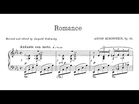 Anton Rubinstein - Romance // from 6 Soirées à Saint-Petersbourg, Op.44/1