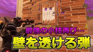 [フォートナイト] 最強の小技再び!? 壁を透ける弾 [Fortnite]