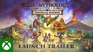 Age of Mythology: Retold – Obsidian Mirror Launch 2026 | Aztec Pantheon Expansion Trailer Trailer