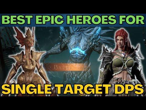 🚨 MUST BUILD EPICS For Damage 🚨 TOP 10 BEST Single Target DPS EPICS | Dragonheir: Silent Gods
