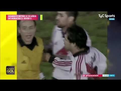 La recordada victoria de Huracán sobre River en el Ducó, por el Clausura 2001.