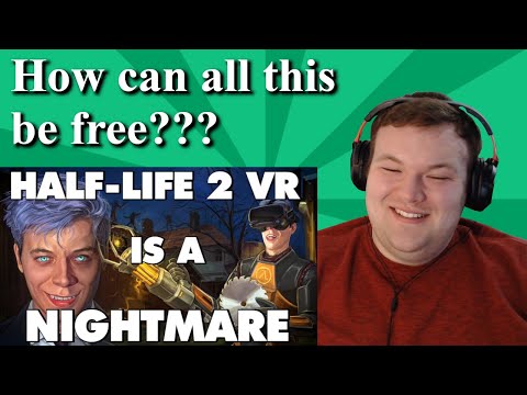 Half-Life 2 VR Is An Absolute Nightmare - This Is Why - @UpIsNotJump Reaction