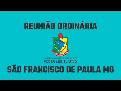 20ª Reunião Ordinária de 2025 - Câmara Municipal de São Francisco de Paula MG