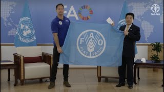 FAO Director-General QU Dongyu meets FAO Goodwill Ambassador and astronaut Thomas Pesquet