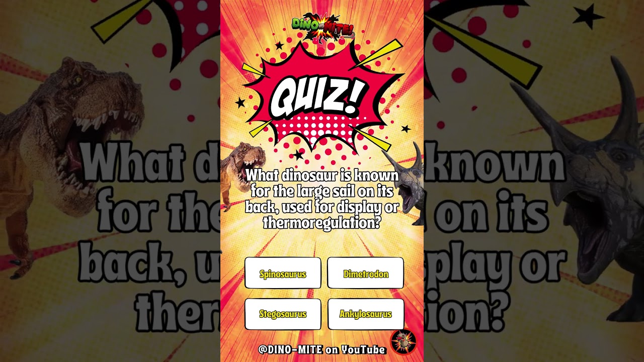 DINOSAUR QUIZ #12 #dinosaurs #quiz #trivia #jurassicworld