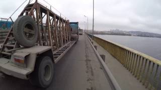 Поездка по самому высокому мосту Украины - Южному мосту. Вантовый