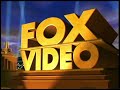 20th Century Fox Home Entertainment Fox Video Dolby Digital THX LaserDisc 1996