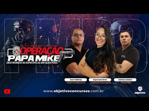 OPERAÇÃO Papa Mike PMPB | Destruindo as disciplinas ESPECÍFICAS em questões. Vários Profs.