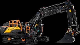 Motorizing Lego Technic 42215 Volvo EC500 Excavator Gearbox with Power Functions Full RC Mod (4K)