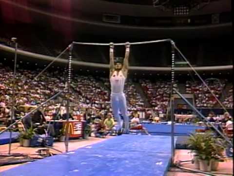 Trent Dimas - High Bar - 1991 McDonald's American Cup