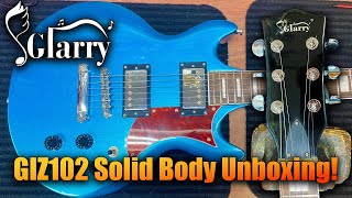 Video thumbnail for The Brand New Glarry GIZ102 Solid Body Electric Guitar Unboxing! by ZIMM'S GUITARS