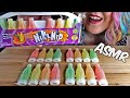 ASMR FIRST TIME TRYING NIK L NIP CANDY WAX BOTTLES EATING SOUNDS MUKBANG NO TALKING