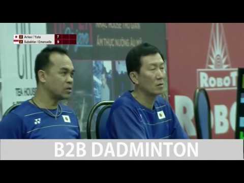 Badminton Asia Mixed Team Championships 2017  Yuta WATANABE Arisa H vs Edi Subaktiar Annisa S