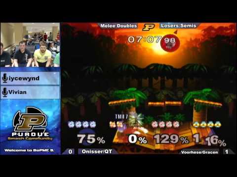 BoPME 9 Melee - DZ | Onisser and QT vs. DZ | Voorhese and Gracen Losers Semis