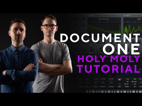 How To Make BASSES Like DOCUMENT ONE - HOLY MOLY | Serum Tutorial