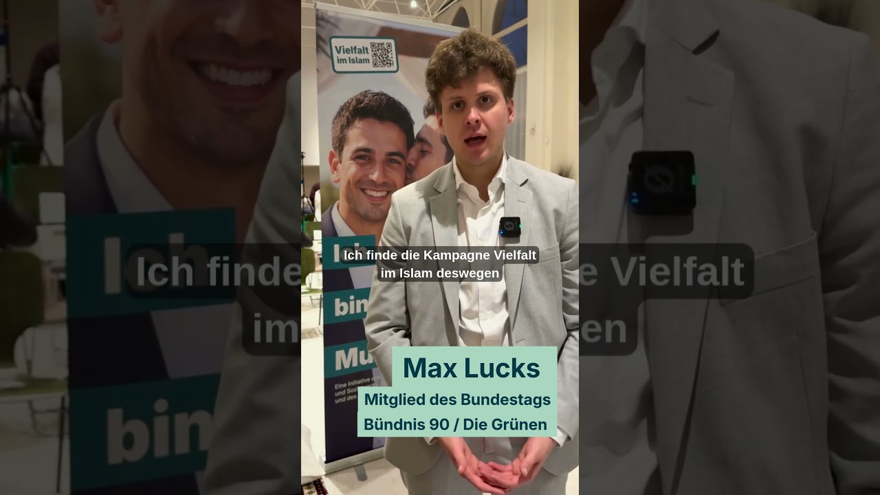 Max Lucks (Bündnis 90/Die Grünen): »Ich finde die Kampagne zur Vielfalt im Islam großartig«