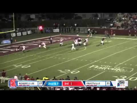Robert E Lee #13 Shaq Johnson with a 8 yard TD run