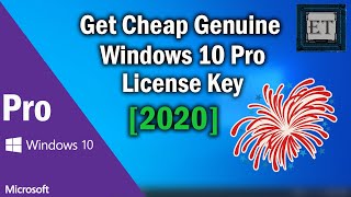 Get Genuine Windows 10 Pro Product Key