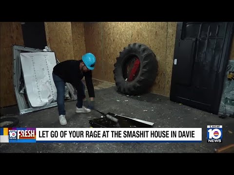 “Smash It” rage room in Davie gives customers a place to blow off steam
