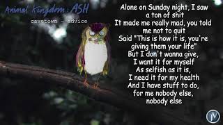 Cavetown ft.Sam Goater - Advice - LYRICS