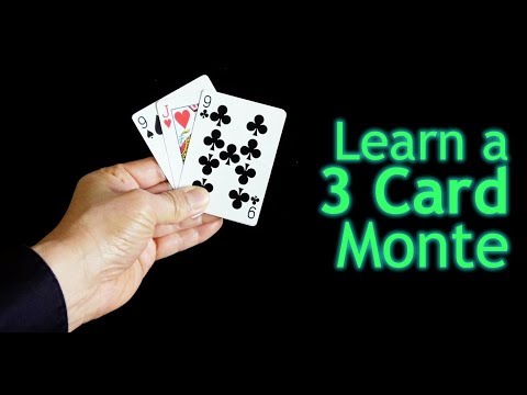 Easy Magic Tricks With Cards for Kids and Beginners - Learn 3 Card Monte