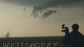 preview picture of video 'May 25th, 2008 Bison, Kansas Tornado/ Landspout'