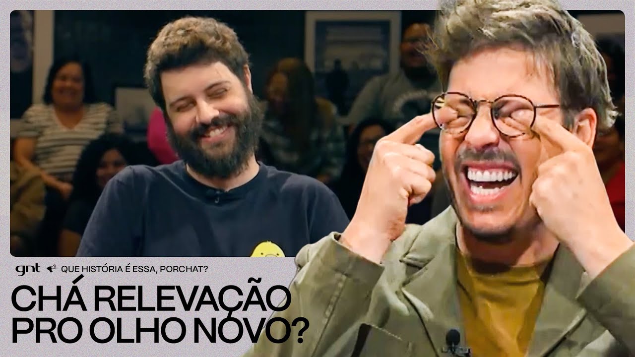 Diogo Defante e o 'CONSERTO' do 'OLHO CAÍDO'! 🤣 | Que História É Essa, Porchat? | GNT