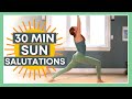 30 Min Sun Salutations Yoga Strength Balance Flexibility