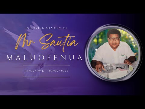 Funeral of Mr Sautia Maluofenua