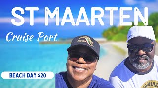 Experience an Easy Beach Day on Your St. Maarten Cruise Stop!