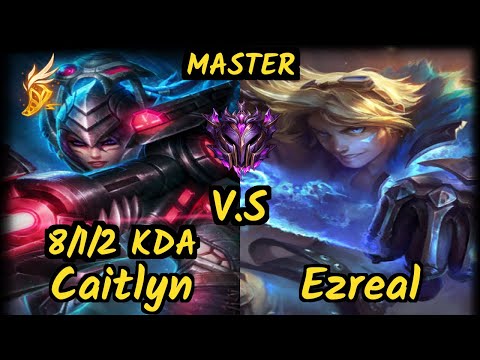 XL Innaxe (CAITLYN) vs EZREAL - 8/1/2 KDA BOTTOM ADC GAMEPLAY - EUW Ranked MASTER