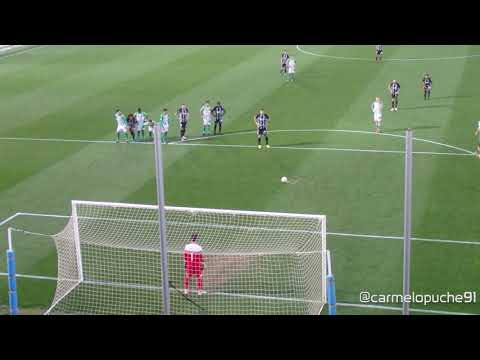 Penalty de Pablo Caballero. Cartagena - Atlético Sanluqueño